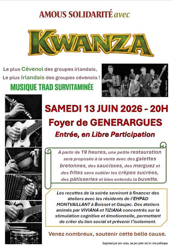 Affiche groupe KWANZA