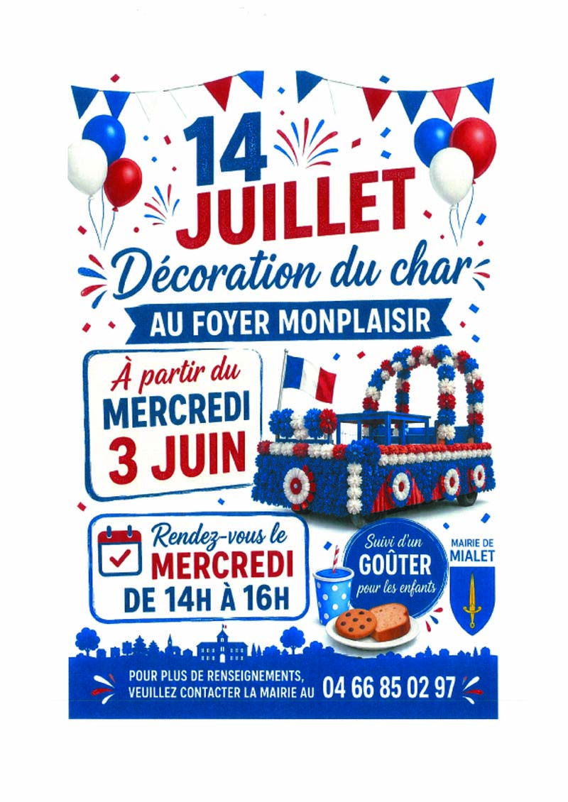 Affiche Déco char