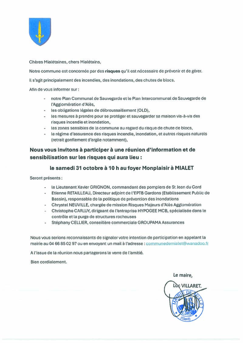 affiche info risques majeurs